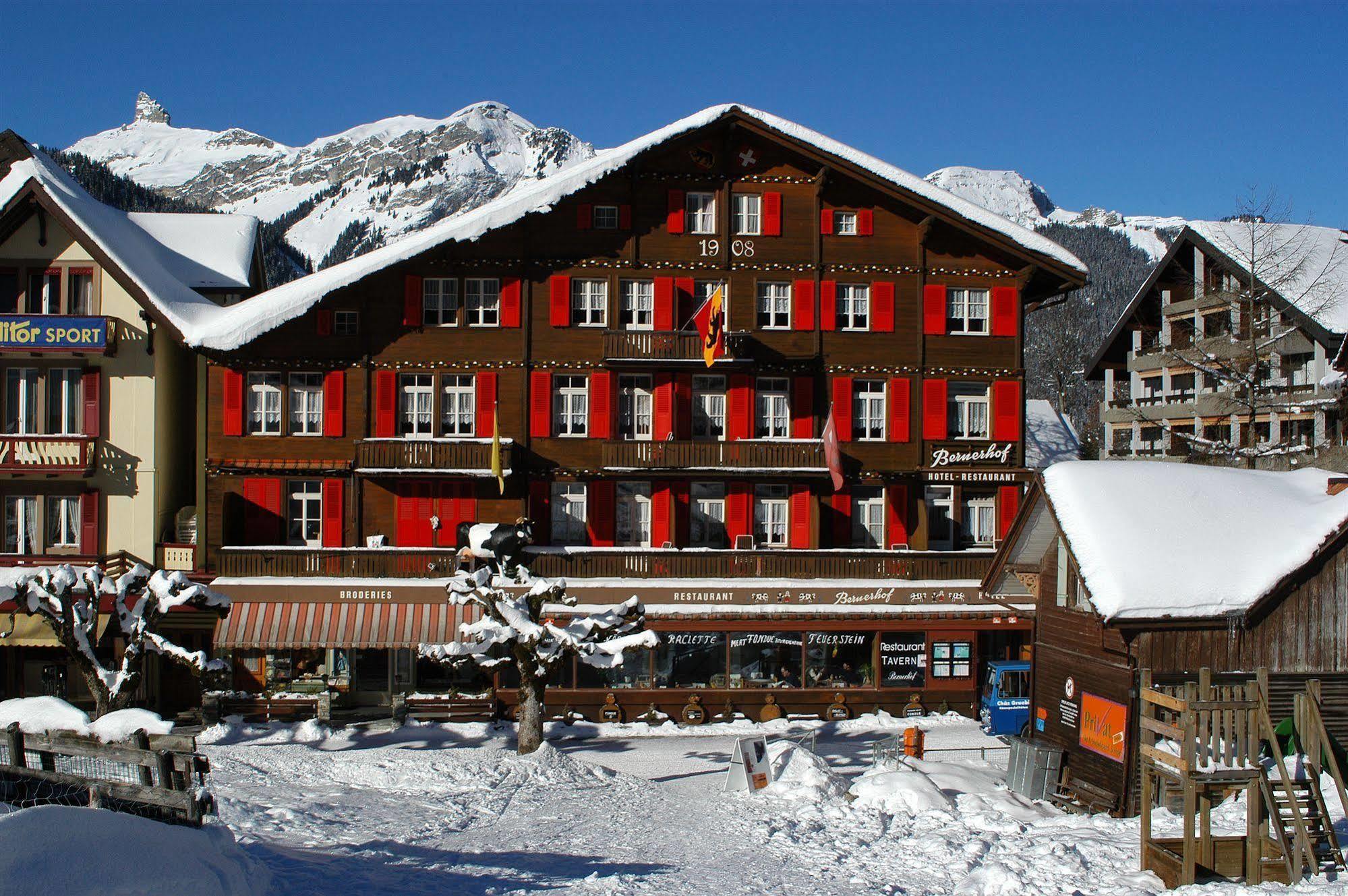 Swiss Lodge Hotel Bernerhof Венген Экстерьер фото